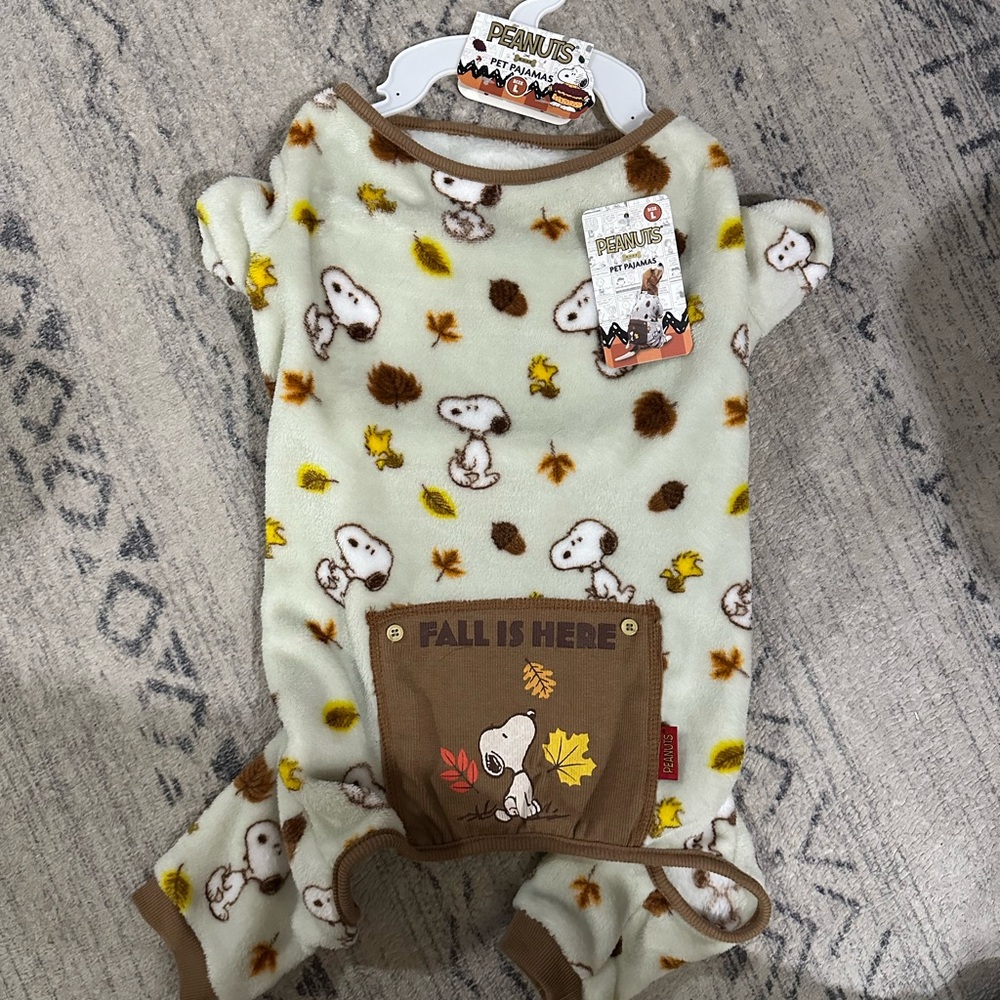 Peanuts dog One Piece - Cream and Brown